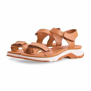 Sandale à talon moutarde PU0365 - Product Image 3