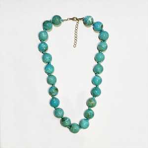Ensemble de colliers faits à la main en résine écologique à thème ange, perles roses et brunes en forme de cube et rondes, bijoux tendance pour femmes - Product Image 4
