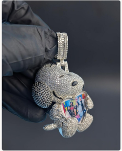 Pendentif Grand Theft Auto VI Iced Out avec diamants Moissanite, bijou de luxe, breloque, vente en gros - Product Image 2
