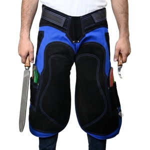 Tablier de fermeur en cuir et toile, respirant, léger et protecteur pour le sablage des sabots – Meilleure vente - Product Image 1