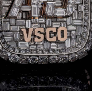 Anillo de compromiso/boda vintage de oro blanco de 14k con diamante tallado cultivado en laboratorio IGI/GIA, anillo unisex de alta calidad para joyería de estilo hip-hop/rap. - Product Image 6