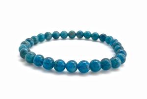 Unisex <b>Blue</b> Apatite <b>Bracelet</b> Muntaha Agate Premium Grade Handmade 8mm Bead Souvenir Gift Natural <b>Crystal</b> Stone Mascot Theme - Product Image 5