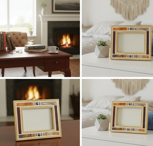 CRAFTS HUB กรอบรูปเรซิ่นทำมือ- น้ำหนักเบา พร้อมพิมพ์ลายตามสั่ง สำหรับตั้งโชว์บนโต๊ะ - Product Image 3