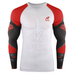 Chemises de compression pour hommes légères et ajustées, couleur unie, haute qualité, pour l'entraînement - Product Image 1