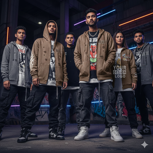 Sudadera con capucha Rexfit Sports Premium Streetwear con lavado ácido, cremallera completa, tela gruesa, bordado y estampado OEM ODM - Product Image 2