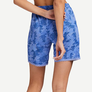 Ladies Printed Lounge Shorts Drawstring Waist Relaxed Fit Soft Satin Feel Summer Sleepwear & Casual Home Shorts by TANAZAINRA - Product Image 2