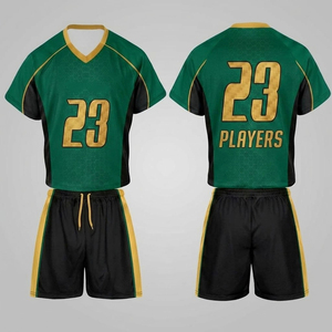 Uniformes de Lacrosse Personalizados por Sublimación con MOQ Bajo, Último Diseño, Talla Adulto, Conjunto de Uniforme de Lacrosse Transpirable - Product Image 1