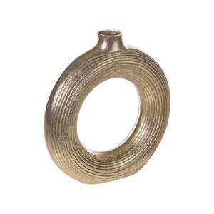 Vase à fleurs de haute qualité, design moderne, en aluminium plaqué or/argent, logo personnalisé, pour la maison, le jardin, la table, les mariages - Product Image 6