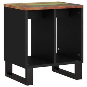 Mesa Auxiliar Multicolor Negra, Diseño Versátil de Mesa de Centro - Product Image 2