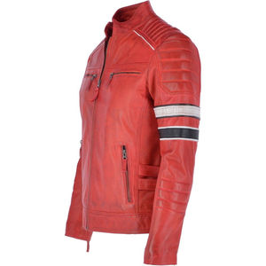 Chaqueta de Cuero para Hombre Outfitize B3 Bomber, Forrada con Piel Sintética Gruesa, Abrigo de Invierno Cálido y Resistente, Estilo Motero - Product Image 1