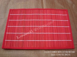Premium Retro Bamboo <b>Rectangle</b> <b>Placemats</b> Dining Table Mats Eco Friendly Patterned Durable - Product Image 5