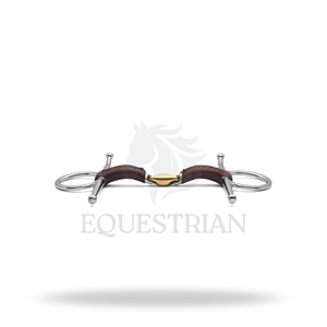 Bocado de cuero para caballo con cubierta completa de cuero para entrenamiento y control en la equitación - Product Image 3