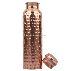 Premium 950ml Copper Bottle for Health - Natural Water Purifier, Energy Booster, Traditional Handcrafted - Product Image 1
