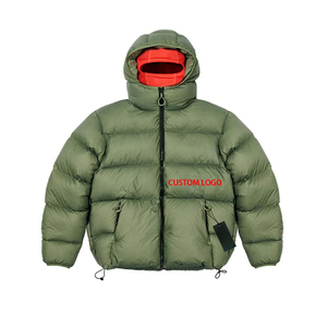 เสื้อแจ็คเก็ตพัฟเฟอร์ดีไซน์เนอร์คุณภาพสูงสำหรับฤดูหนาว OEM สตรีทแวร์  รับผลิตตามแบบและโลโก้ที่กำหนด  แจ็คเก็ตบับเบิ้ลไนลอนหนานุ่มอุ่น - Product Image 4