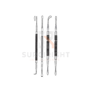 Pinces à tissus péritonéales Faures 205 mm, légèrement courbées, dentées, instrument chirurgical en acier inoxydable, pinces de précision par SurgiRight - Product Image 2