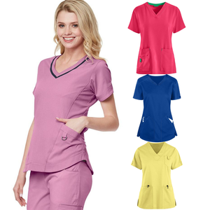 Alta calidad, Top Scrubs, moda de enfermería, nuevo estilo, uniforme médico, ropa de hospital, diseño personalizado para mujeres-Saomai FMF VN - Product Image 4