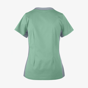 LEDBURY 72%Polyester/21%Rayon/7%Spandex Knitted Unisex Nursing Wear <b>Scrub</b> <b>Top</b> Needle Detection High Quality Wholesale OEM - Product Image 4