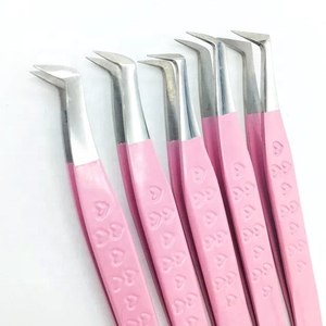 Eyelash Tweezers Stainless Steel for Eyelash Extensions Professional Lash Extension <b>Tool</b> 864 - Product Image 5