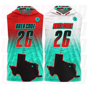 Reversible Hooded <b>Compression</b> 7v7 Custom Flag Football Jerseys Sublimation Sportswear Custom Flag Football Jerseys Personalized - Product Image 6