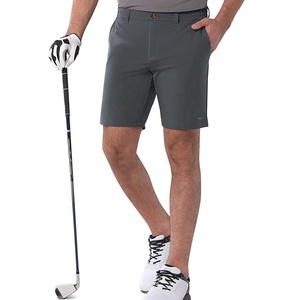 Pantalones cortos impermeables para hombre a la moda con logotipo personalizado OEM, pantalones cortos de golf para caminar, pantalones cortos casuales híbridos impermeables con cintura de poliéster, pantalones cortos - Product Image 5