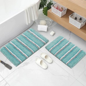 Tapis de bain rose 100% coton de qualité supérieure, doux, fabriqué à la machine, motif uni, lavable, écologique, 50x80, design classique pour la maison - Product Image 6