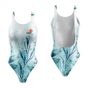 Maillot de bain une pièce personnalisé pour femme, sublimation, séchage rapide, tissu extensible, OEM, marque privée - Product Image 4