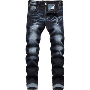 Pantalones Vaqueros para Hombre Estilo OEM, Diseño Desgastado con Cinco Bolsillos, Suministro al por Mayor, Precio Económico, Producto en Venta en Pakistán - Product Image 1