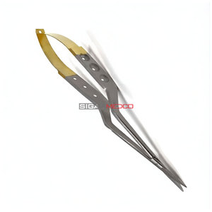 Micro Scissors 8 Inch Manual Stainless Steel <b>Neurosurgery</b> Autoclavable Precision Surgical Cutting <b>Instrument</b> for Delicate - Product Image 4