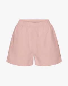 Shorts para Mujer, Logotipo Personalizado, Color Rosa Deslavado, Secado Rápido, Popelina de Algodón Tejida, Cintura Elástica, Mejor Calidad, Bangladesh - Product Image 1
