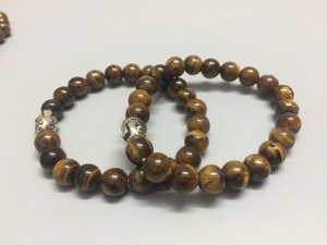 Pulsera de Buda de Ojo de Tigre con Piedras Preciosas, Venta al por Mayor, Ojo de Tigre Marrón Natural AA, Artículos Hechos a Mano de Ágata Semipreciosa a Precio Razonable - Product Image 1