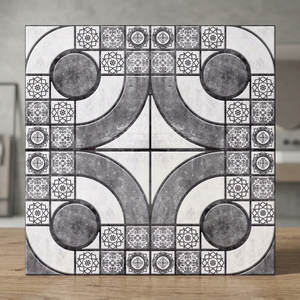 Carrelage en céramique émaillée gaufrée série Punch 30x30cm, meilleure qualité, carrelage en porcelaine pour sol de maison et de bureau, aspect marbre poli émaillé - Product Image 1