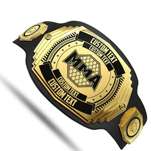 Ceinture de championnat MMA personnalisable en gros, directement de l'usine, avec plaques métalliques en gros pour ceinture de lutte - Product Image 3