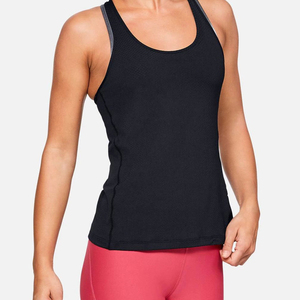 Women's Sporty Active Wear Quick Dry Breathable Running Tank <b>Top</b> Comfortable Regular Length Polyester Custom Colors Logo OEM - Product Image 5
