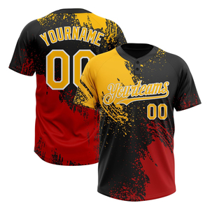 Camiseta de Béisbol Personalizada al por Mayor con 2 Botones, Uniforme de Equipo por Sublimación OEM ODM, Ropa Deportiva Transpirable de Secado Rápido, Fabricante - Product Image 2