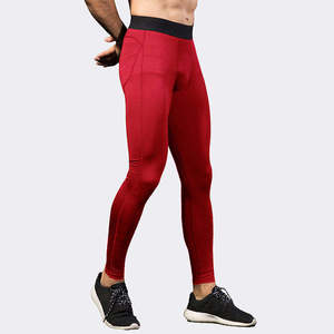 Leggings de Compresión para Hombre, Cintura Alta, Sin Costuras, para Gimnasio, Yoga, Ropa Deportiva, Transpirable, Invierno, Logotipo Personalizado - Product Image 2
