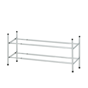 Modern Portable 2-Tier DIY Metal Shoe Rack Simple Home Furniture for Entry - Product Image 4