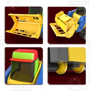 Ensemble de voitures jouets Mirana Kids à friction en plastique ABS à l'échelle 1:24 Enzo Milo Rio avec musique et lumières clignotantes Disponible au meilleur prix - Product Image 2