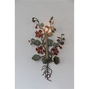 Élégant porte-bougie mural en métal argenté, support décoratif pour bougies coniques, fournitures hôtelières, vente en gros, décoration intérieure - Product Image 3