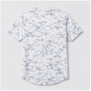 Camiseta de Manga Corta para Hombre con Estampado de Camuflaje Blanco Ártico Personalizado MTS-CAMO-0008 - Product Image 2