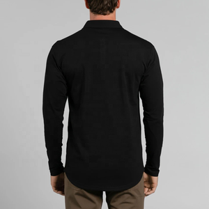 Nouveauté Chemises en toile unie pour hommes Style décontracté Golf Logo personnalisé Séchage rapide Fabriqué au Pakistan - Product Image 3