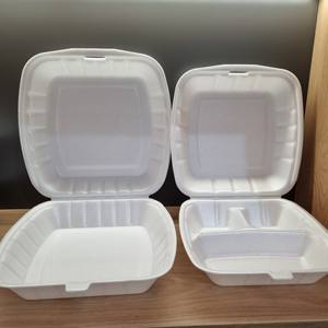 Produit phare 2026 : Assiette/plateau/conteneur/boîte alimentaire jetable en mousse PS avec couvercle pour plats à emporter – Prix de gros compétitif - Product Image 6