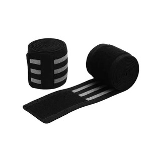 Good Quality Custom Design Weightlifting Heavy Duty <b>Knee</b> <b>Wraps</b> Wholesale Heavy Duty Fitness Weightlifting <b>Knee</b> <b>Wraps</b> - Product Image 2