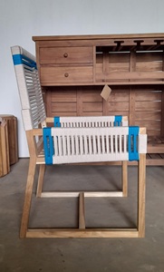 Silla de comedor de madera de teca maciza y tejido de cuerda sin cojín de KAG Furniture - Product Image 3