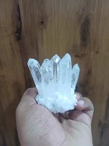 Natural clear quartz <b>cluster</b> raw <b>crystal</b> mineral specimen decorative stone for home decor collection and gifting - Product Image 1