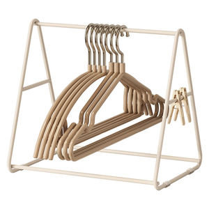 Organizador de Perchas Metálicas, Soporte de Almacenamiento de Perchas de Acero al Carbono, Independiente, para Lavandería o Balcón - Product Image 4