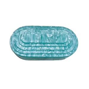 Bolso de Mano de Resina Transparente Pulida de Primera Calidad, Ecológico, para Mujer, para Fiestas Nocturnas, Bolso de Lujo para Bodas - Product Image 5