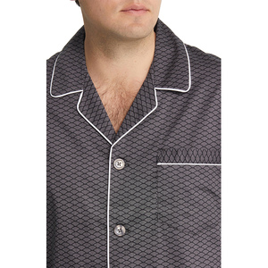 High Quality 100% Cotton Pajama for Men Pieces <b>Lounge</b> Sleepwear Suits Autumn Home Clothes Night Dress Men - Product Image 5