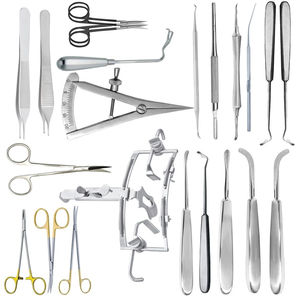Kit de 22 pièces pour chirurgie de lèvre fendue et palatine, outils manuels en acier inoxydable pour chirurgie générale avec écarteur buccal et ciseaux - Product Image 4