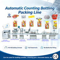 Ligne de comptage et d'embouteillage entièrement automatique à 16 canaux pour comprimés et capsules, ligne de production de comptage et d'emballage de bonbons pour bouteilles