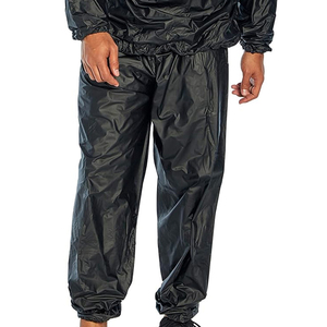 Traje de sauna para fitness, chaleco de sudoración para pérdida de peso, traje de sauna para gimnasio, traje de sauna para mujer, chaqueta de sauna para hombre, traje personalizado en color negro - Product Image 6